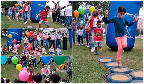 Administración Municipal inaugura el mes de la niñez con la entrega de parque infantil Administración Municipal inaugura el mes de la niñez con la entrega de parque infantil