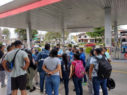 Controles a las jornadas de abastecimiento de combustible en Popayán Controles a las jornadas de abastecimiento de combustible en Popayán