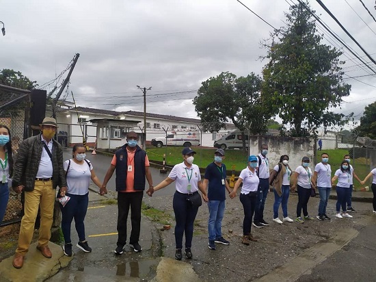 Cordón humanitario para salvaguardar la vida en el hospital San José de Popayán Cordón humanitario para salvaguardar la vida en el hospital San José de Popayán