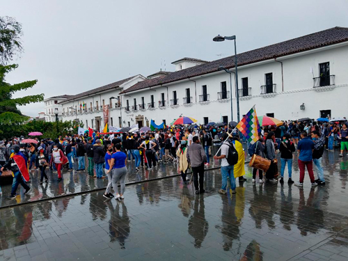 Crónica de una protesta represada