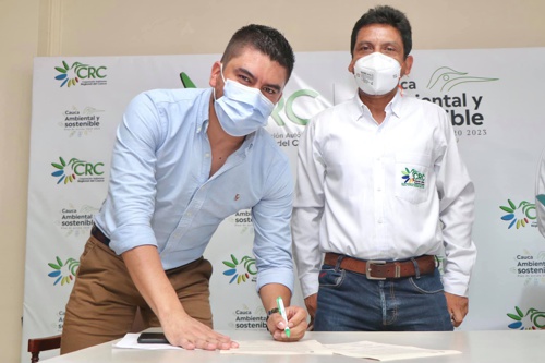 Firman acuerdo para proteger los recursos ambientales del Cauca