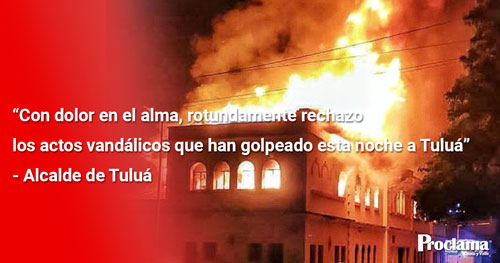 Fue incendiado Palacio de Justicia de Tuluá, Valle del Cauca