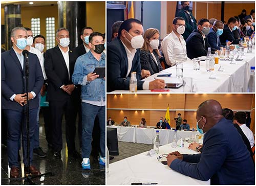 Gobernadores liderarán diálogos regionales con comunidades, jóvenes y líderes de las manifestaciones