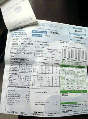 Indignación por incrementos de Urbaser en Popayán Indignación por incrementos de Urbaser en Popayán