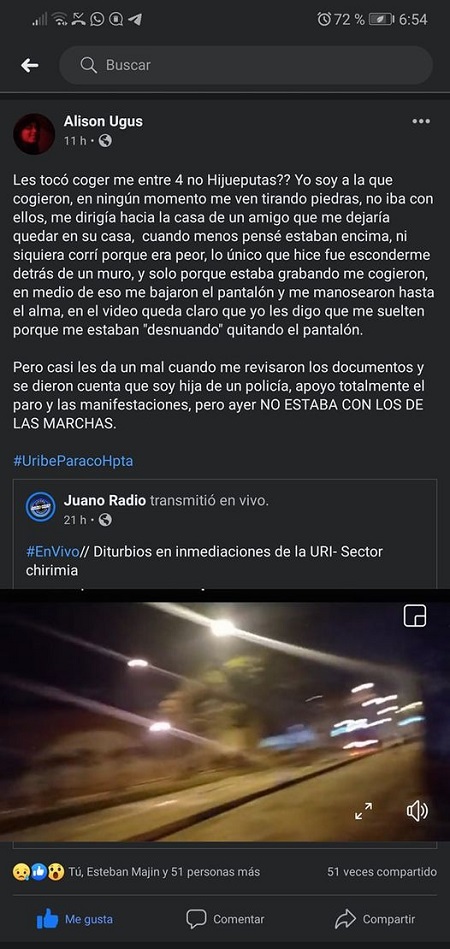 Joven se habría suicidado luego de ser ultrajada por el ESMAD en Popayán Joven se habría suicidado luego de ser ultrajada por el ESMAD en Popayán