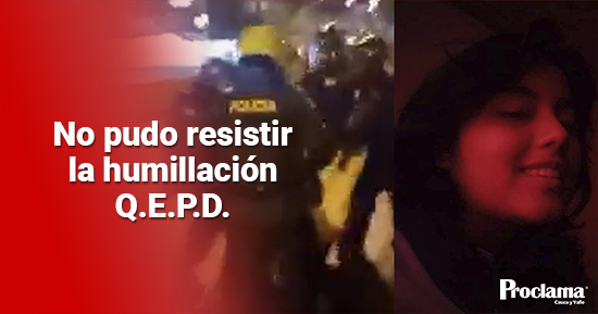 Joven se habría suicidado luego de ser ultrajada por el ESMAD en Popayán Joven se habría suicidado luego de ser ultrajada por el ESMAD en Popayán