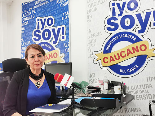 Julieta Ortíz Guerrero, gerente de la Industria Licorera del Cauca Julieta Ortíz Guerrero, gerente de la Industria Licorera del Cauca