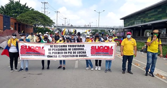 Las marchas del Paro Nacional son cada vez más gigantescas