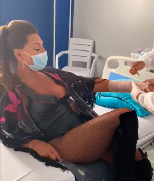 Mientras filmaba película, Amparo Grisales se fracturó un brazo Mientras filmaba película, Amparo Grisales se fracturó un brazo