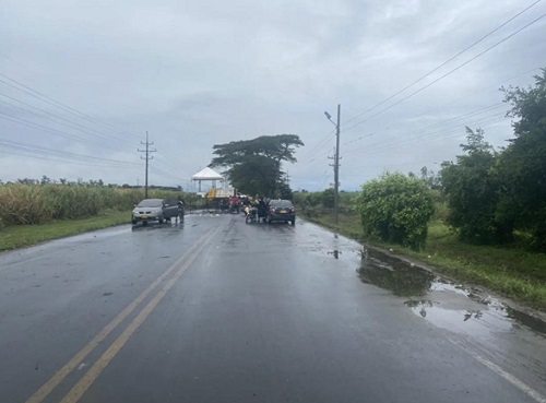 Puerto Tejada mantiene bloqueada sus vías por el Paro Nacional