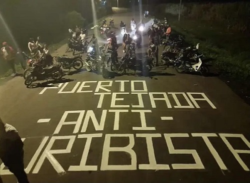 Puerto Tejada mantiene bloqueada sus vías por el Paro Nacional
