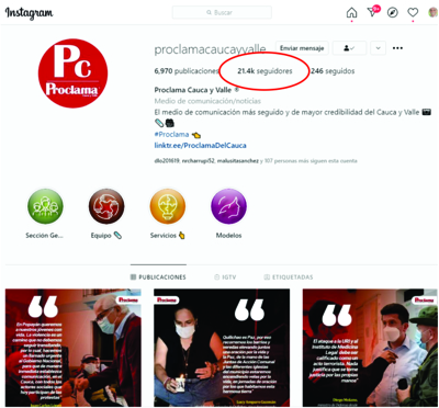 Proclama escala cifras récord en redes sociales
