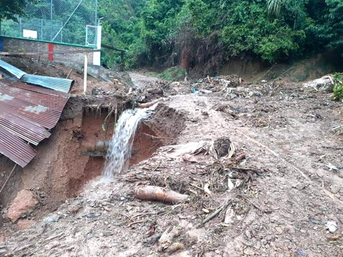 Avalancha en zona rural de Argelia - Cauca Avalancha en zona rural de Argelia - Cauca