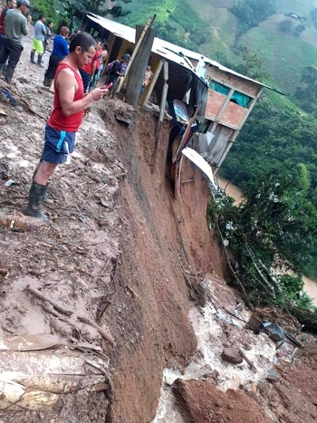 Avalancha en zona rural de Argelia - Cauca Avalancha en zona rural de Argelia - Cauca