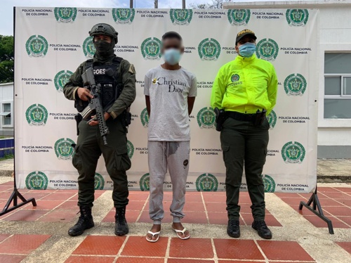 Capturan a un presunto homicida en Guachené