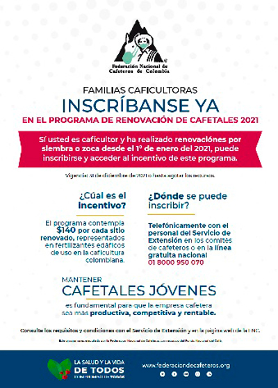 caficultura productiva, rentable y sostenible