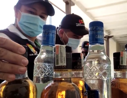 Decomisan licor adulterado en Popayán