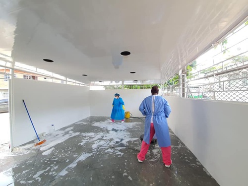 Remodelan y adecuan instalaciones del hospital de Puerto Tejada. Remodelan y adecuan instalaciones del hospital de Puerto Tejada.