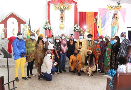 Se conmemoró Misa de la Afrocolombianidad en Guachené