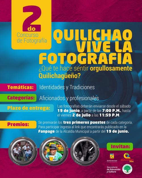 ¡Participa en el concurso de fotografía de Quilichao! ¡Participa en el concurso de fotografía de Quilichao!