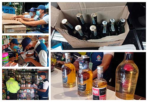 Gobernación del Cauca incautó licor adulterado y de contrabando