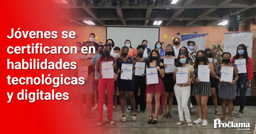 Alcaldía y Alvaralice permitió la formación tecnológica de jóvenes