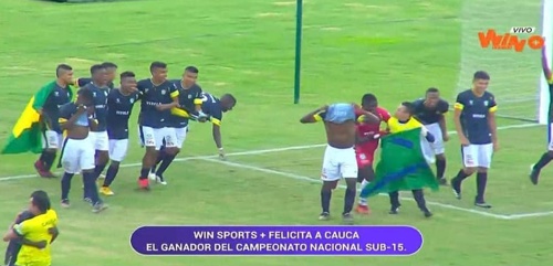 Cauca se coronó campeón del torneo nacional sub 15 de fútbol Cauca se coronó campeón del torneo nacional sub 15 de fútbol