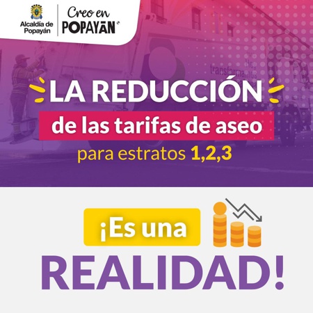 En Popayán ofrecen subsidios económicos para pagar servicio de aseo En Popayán ofrecen subsidios económicos para pagar servicio de aseo