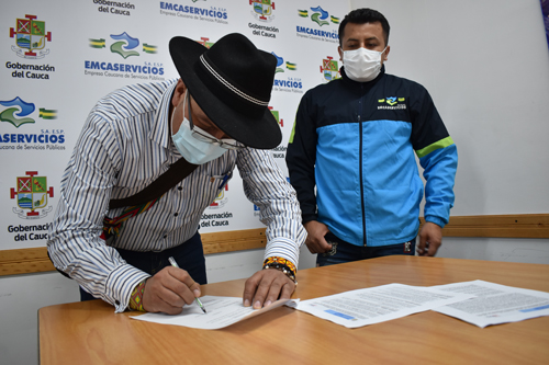 Habitantes de Totoró se beneficiarán con acueducto