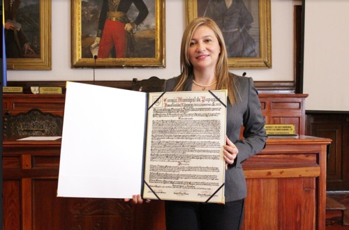 Isabel Ramírez Mejía, rectora de Unicomfacauca