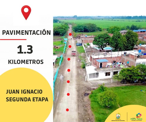 Pavimentación vía Villa Olímpica-Juan Ignacio - cada vez más cerca en Puerto Tejada Pavimentación vía Villa Olímpica-Juan Ignacio - cada vez más cerca en Puerto Tejada