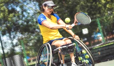 Una silla de ruedas para la campeona Johana Martínez Una silla de ruedas para la campeona Johana Martínez