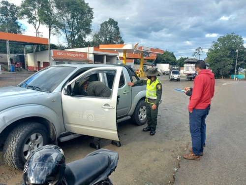 Control ambiental en vías del Cauca para evitar tráfico de madera