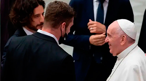 El Papa Francisco se encontró con “Jesús”
