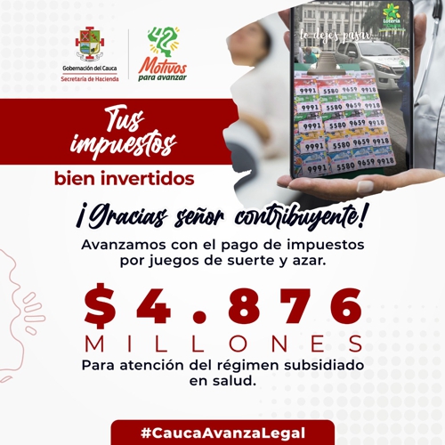 La salud del Cauca avanza con impuestos bien invertidos La salud del Cauca avanza con impuestos bien invertidos