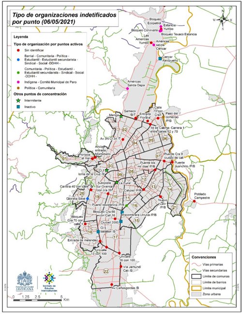 Movilizaciones 4.0: el paro nacional de Colombia