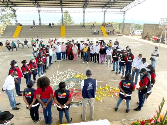 Municipio de Buenos Aires conmemoró memoria de víctimas del conflicto armado