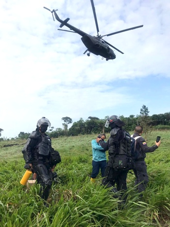 Operativo contra la minería ilegal en Piamonte