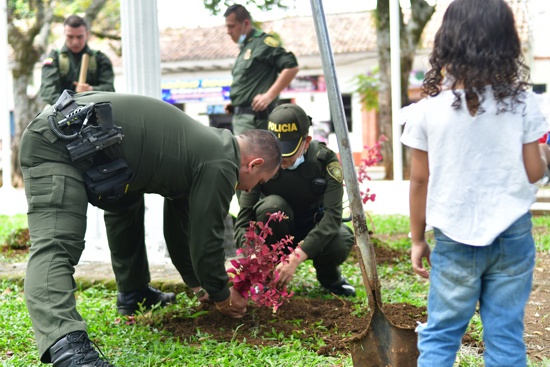 Parque principal de Quilichao fue revestido de plantas y flores Parque principal de Quilichao fue revestido de plantas y flores