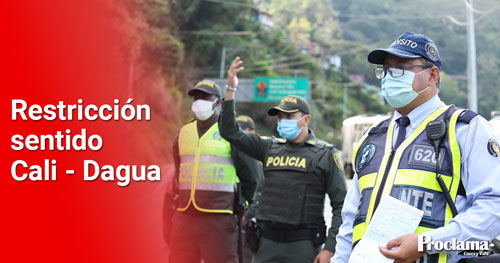 Restricción de movilidad los fines de semana en la vía al mar