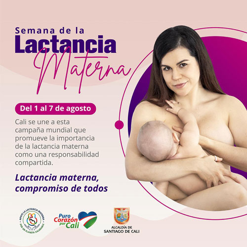 Santiago de Cali celebra la Semana de la Lactancia Materna
