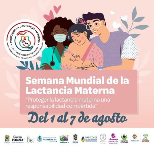 Semana Mundial de la Lactancia Materna se conmemora en Popayán