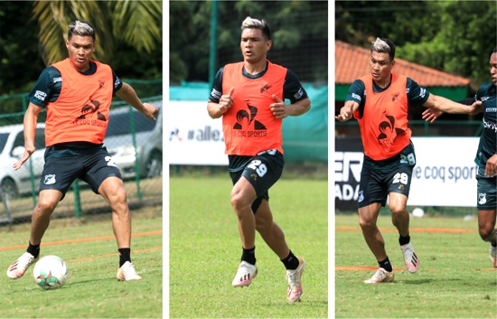 Teófilo Gutiérrez ya entrena con el Deportivo Cali Teófilo Gutiérrez ya entrena con el Deportivo Cali