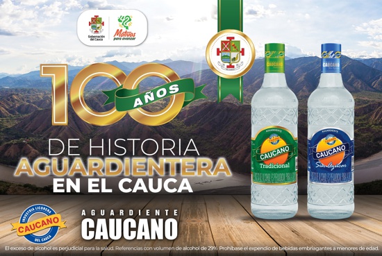 Aguardiente Caucano, 100 años de historia y excelencia
