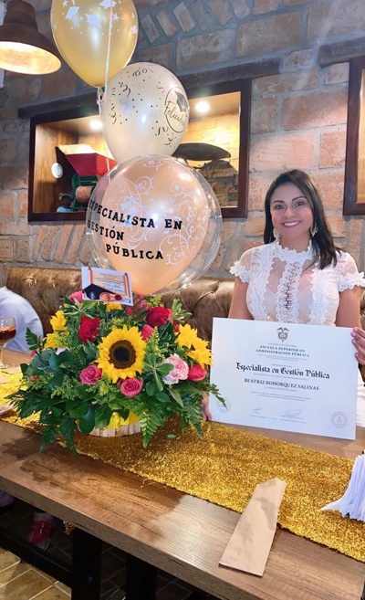 Beatriz Bohórquez: Nueva Especialista en Gestión Pública Beatriz Bohórquez: Nueva Especialista en Gestión Pública