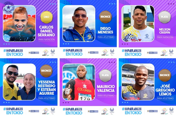 Colombianos imparables en los Juegos Paralímpicos de Tokio Colombianos imparables en los Juegos Paralímpicos de Tokio