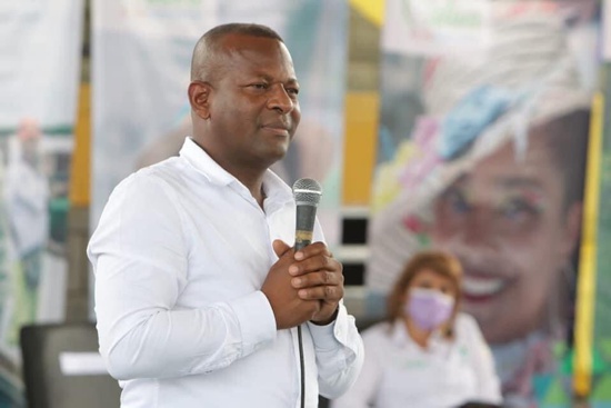 Elías Larrahondo Carabalí, gobernador del Cauca