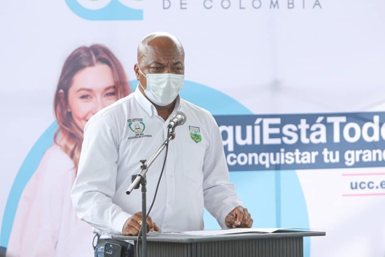 Elmer Abonía, alcalde de Guachené