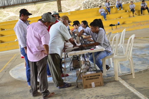 Cronograma electoral para curules de paz