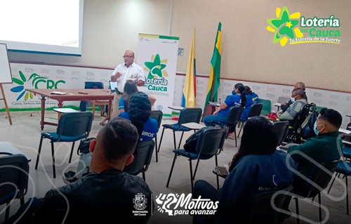 Fortalecimiento empresarial para vendedores de la Lotería del Cauca